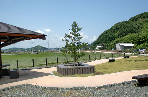 植樹枡ベンチ・平板ベンチ2号・ロープ柵2号