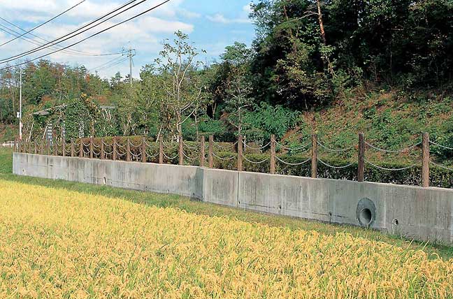 擬木 PCギ木 鎖外柵2号 写真